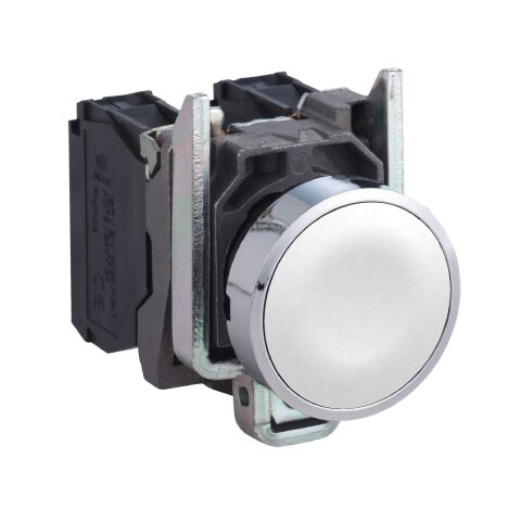 Schneider Electric XB4BA11 P/B,Beyaz,1N/A,Yaylı Dönüş