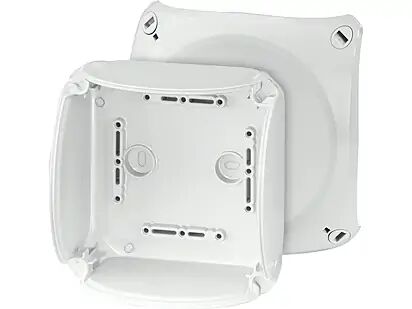 Hensel EB 06 G 130x130x77   Boş Kutu (IEC 62208); IP66, PC-GFS, Buat Formunda Boş Kutu, IK 09, RAL 7035 (Gri), Düz Kenar