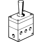 Festo 4577 H-5/3-1/4 Mafsallı kol valfi