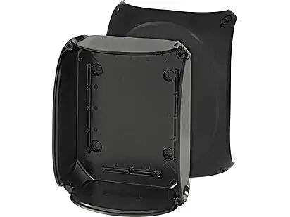 Hensel EB 25 B 255x205x112    Boş Kutu (IEC 62208); IP66, PC-GFS, Buat Formunda Boş Kutu, IK 09, RAL 9011 (Siyah), Düz Kenar