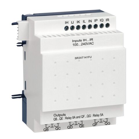 Schneider SR3XT141FU 14 GÇ 100-240VAC Zelio Dijital IO Modülü