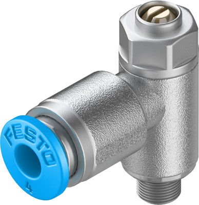 Festo 193138 Grla-M5-Qs-4-D One-Way Flow Control Valve