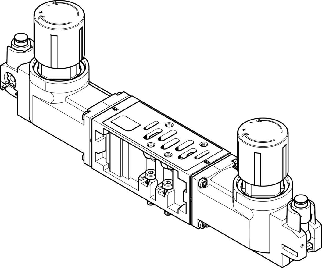 Festo 555764 VABF-S1-2-R4C2-C-10 Regülatör plakası
