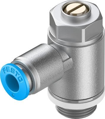 Festo 193146 Grla-1/4-Qs-6-D One-Way Flow Control Valve