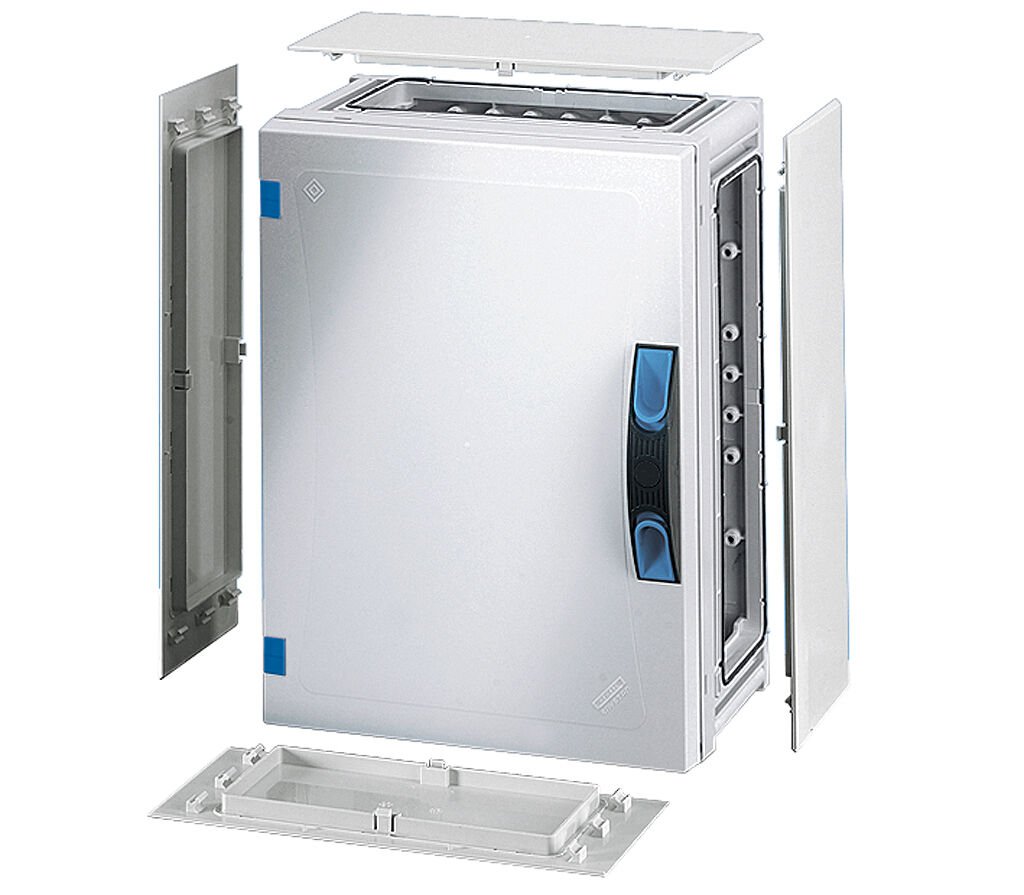 Hensel FP 0251 276x366x186 IP 66 Polikarbonat Opak Kapak Boş Modüler Dagıtım Panosu