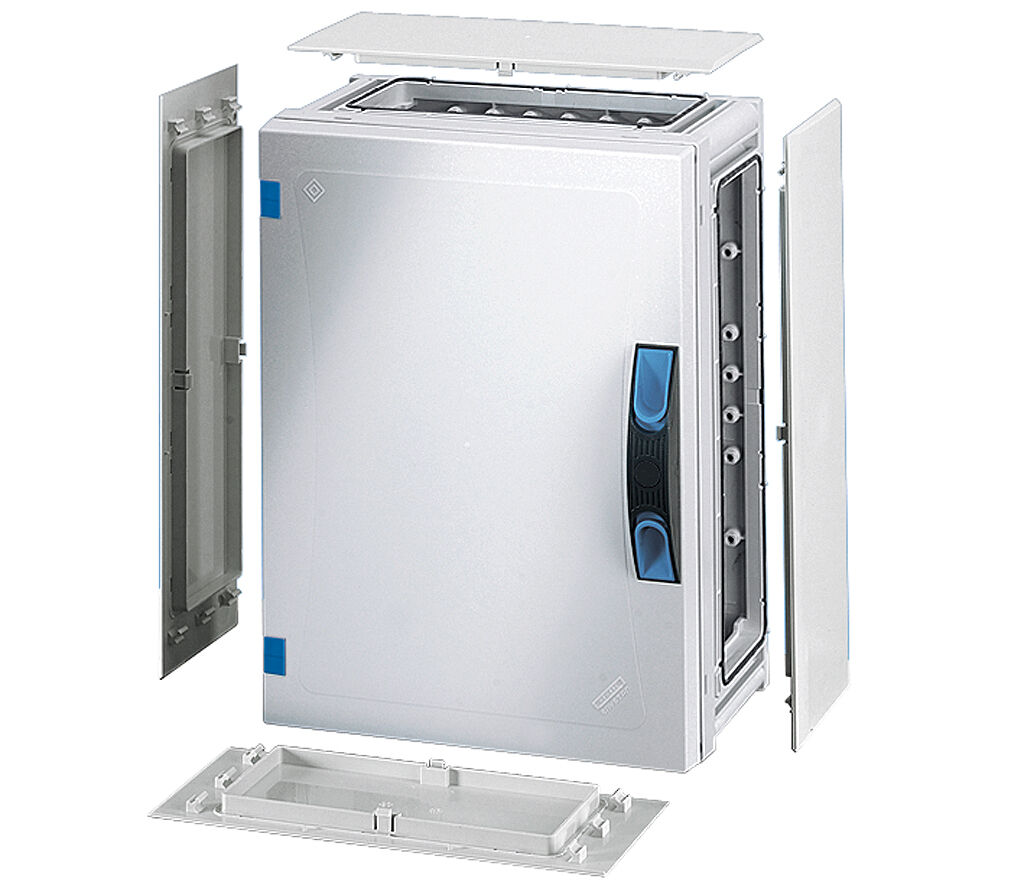Hensel FP 0251 276x366x186 IP 66 Polikarbonat Opak Kapak Boş Modüler Dagıtım Panosu