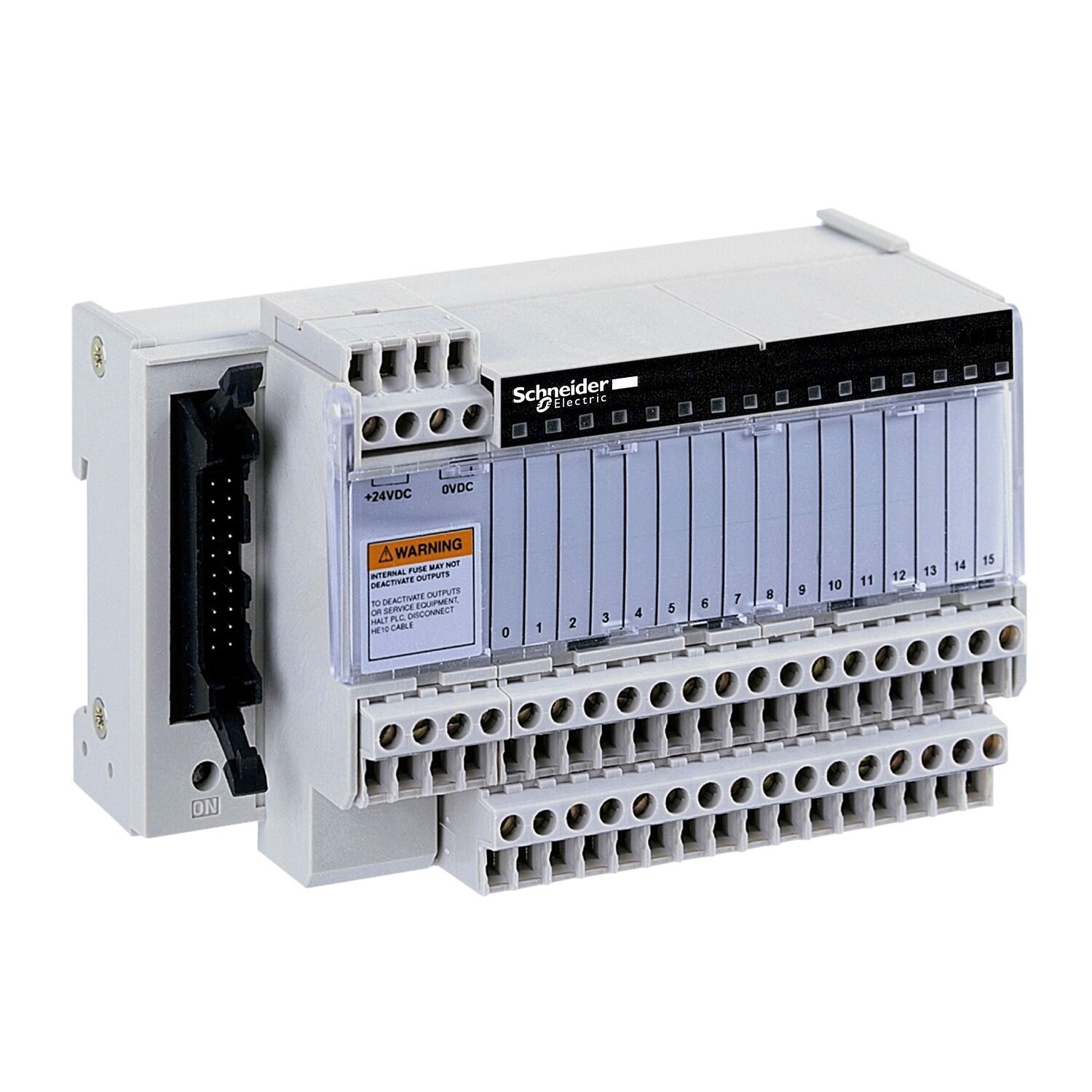 Schneider Electric ABE7H16R21 Pasif Bağlantı Alt Tabanı Abe7 - 16 Giriş Veya Çıkış - Led