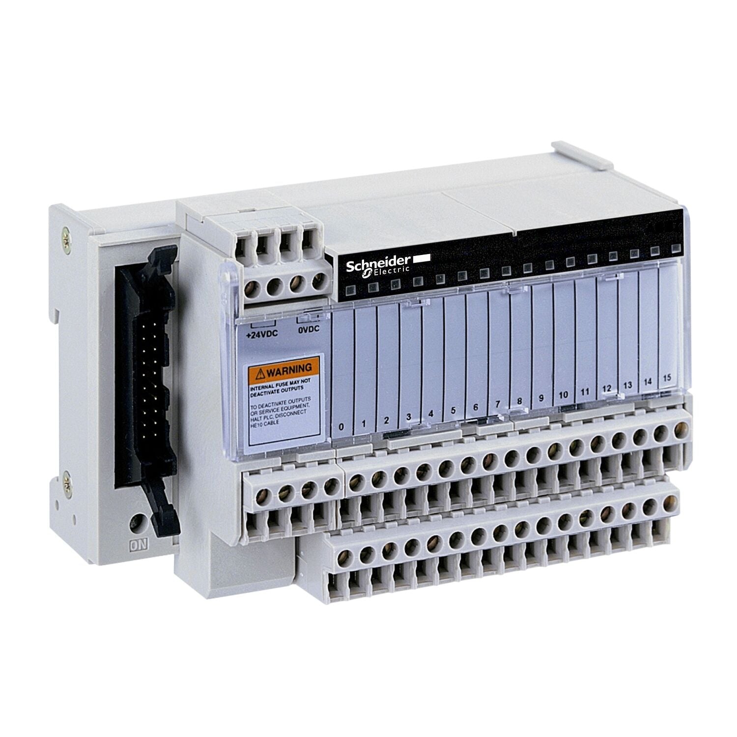 Schneider Electric ABE7H16R21 Pasif Bağlantı Alt Tabanı Abe7 - 16 Giriş Veya Çıkış - Led