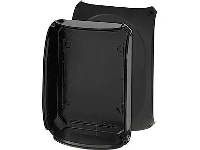 Hensel EB 50 B 355x255x122    Boş Kutu (IEC 62208); IP66, PC-GFS, Buat Formunda Boş Kutu, IK 09, RAL 9011 (Siyah), Düz Kenar