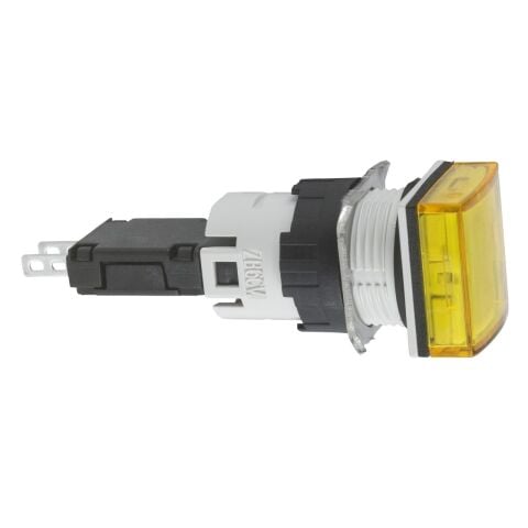 Schneider Electric XB6CV5BB 12...24V entegre LED'li kare sarı sinyal lambası Ø16