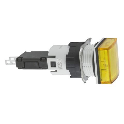 Schneider Electric XB6CV5BB 12...24V entegre LED'li kare sarı sinyal lambası Ø16