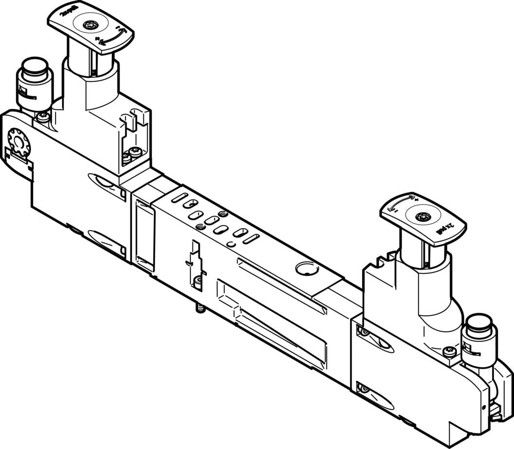 Festo 540163 VABF-S4-2-R4C2-C-6 Regülatör plakası