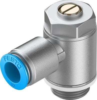 Festo 193152 Grla-1/2-Qs-12-D One-Way Flow Control Valve