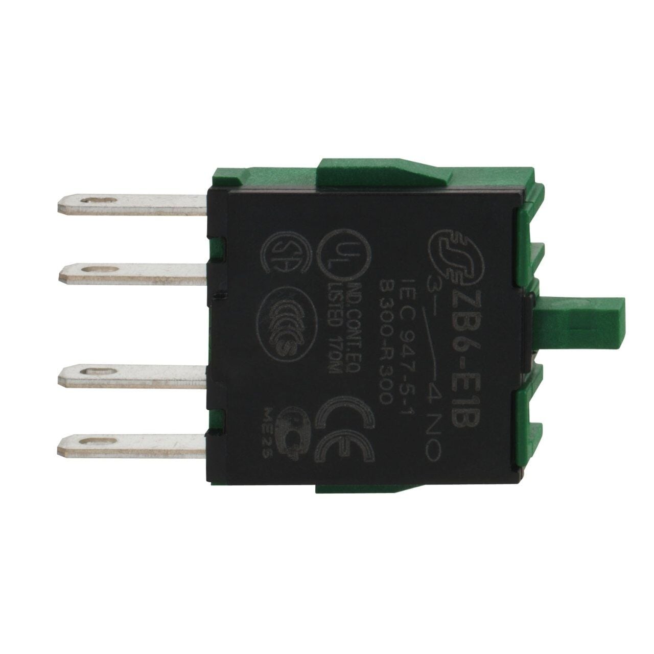 Schneider Electric ZB6E2B Başlık Ø16 1NK faston konnektör için tek kontak bloğu