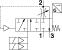 Festo 548715 MS6-SV-1/2-E-10V24-AG Yavaş başlatma ve çabuk egzoz valfi
