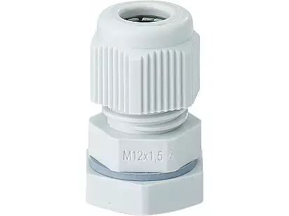 Hensel AKM 12  Kablo Rakoru; IP66/67/69, M12, PA, H/S F, FR, RAL 7035 (Gri)