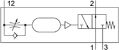 Festo 3489 VZOB-3-1/4 Zaman geciktirmeli valf