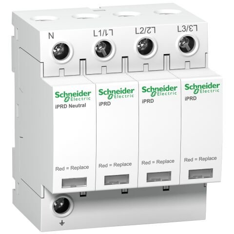 Schneider A9L65601 iPRD65r Modüler Parafudr 3P + N 350V Uzaktan Aktarımlı