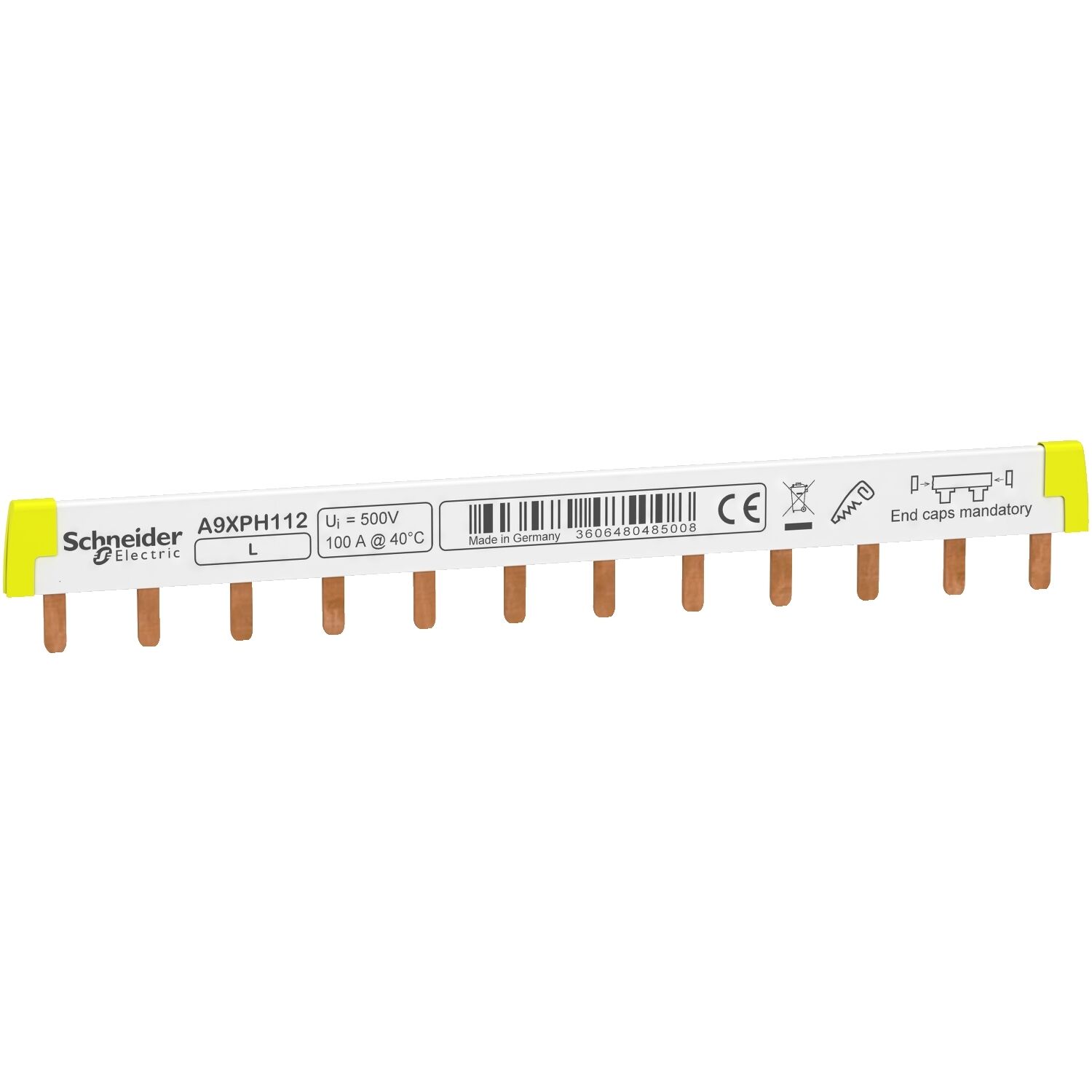 Schneider Electric A9XPH112 Acti 9 Comb Busbar 1 Kutup 12 Modül