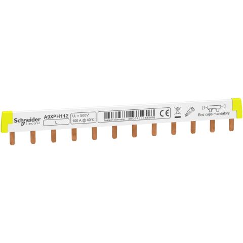 Schneider Electric A9XPH112 Acti 9 Comb Busbar 1 Kutup 12 Modül