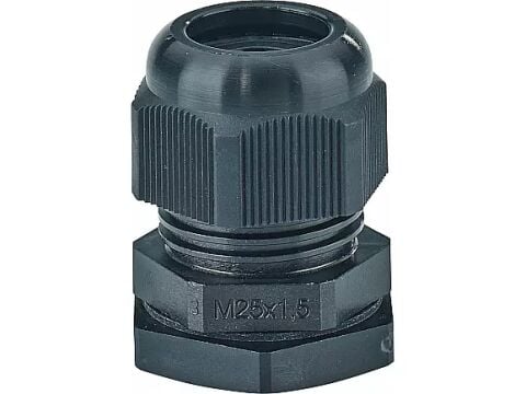 Hensel ASS 25  Kablo Rakoru; IP66/67/69, M25, PA, H/S F, FR, RAL 9005 (Siyah)