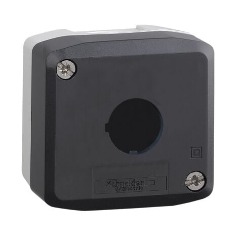 Schneider Electric XALD01 Gri boş kumanda kutusu - 1li