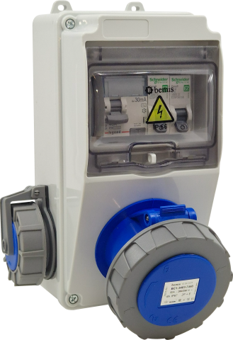 Bemis BD1M6119-1020-X 3/32A 1 Ad. Ön - 1/16A 1 Ad. Yan Otomatlı Ip66 Kombinasyon (Taşınabilir Mobil Cihaz Kullanımına Uygundur)