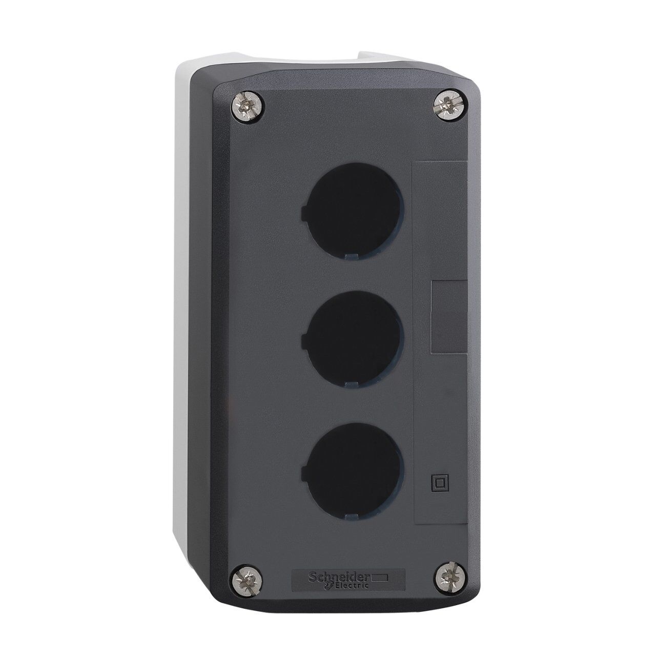 Schneider Electric XALD03 Gri boş kumanda kutusu - 3lü