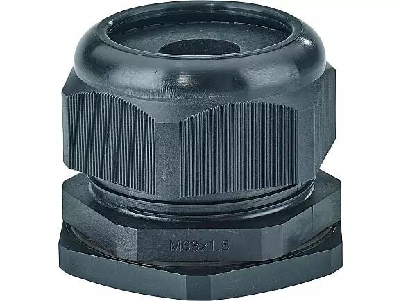 Hensel ASS 63  Kablo Rakoru; IP66/67/69, M63, PA, H/S F, FR, RAL 9005 (Siyah)