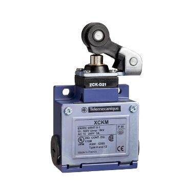 Telemecanique Sensors XCKM121H29 Limit Anahtarı Xckm - Termoplastik Makaralı Manivela Pimi - 1Nk+1Na - Ani - M20