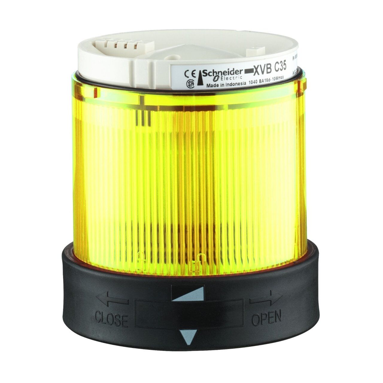 Schneider Electric XVBC5B8 Ø 70 Mm Işıklı Kolon - Yanıp Sönen - Sarı - 24 V