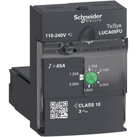 Schneider Electric LUCA05FU Tesys U Standart Kontrol 1.25-5A 110-220Vac/Dc