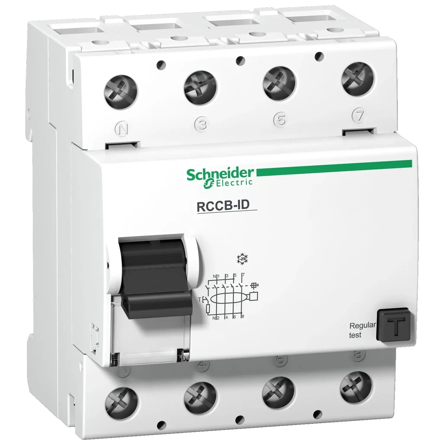 Schneider Electric 16907 rezidüel akım devre kesici ID Fi - 4 kutup - 125 A - sınıf AC 300mA