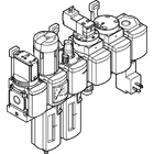 Festo 550488 Msb4N-1/4:C3J3M1D7A1F3-Wp Service Unit Combination