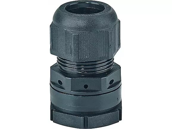 Hensel KBS 25  Kombi Havalandırma Rakoru; IP66/67, M25, H/S F, FR, RAL 9005 (Siyah)