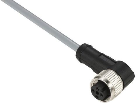 Telemecanique XZCPV1241L10 XZ Dirsekli Dişi M12 4Pin PVC 10M Sensör Kablosu