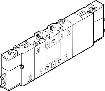 Festo 196937 CPE14-M1BH-5/3G-1/8 Selenoid valf