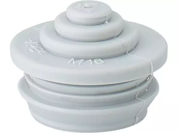 Hensel STM 16  Kademeli / Geçmeli Tip Rakor; IP 55, TPE, M16, H/S F, FR, RAL 7035 (Gri)