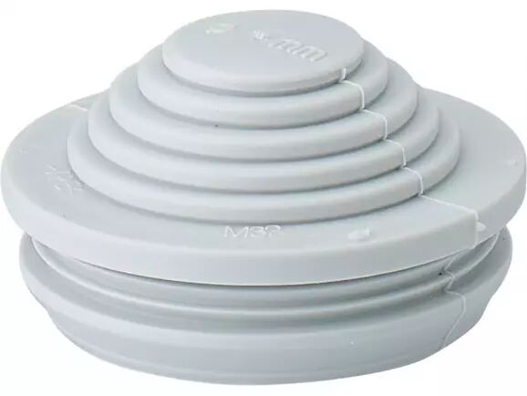 Hensel STM 32  Kademeli / Geçmeli Tip Rakor; IP 55, TPE, M32, H/S F, FR, RAL 7035 (Gri)