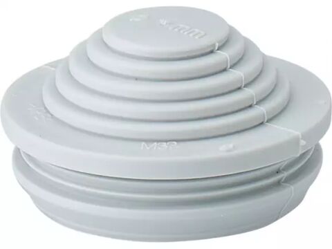 Hensel STM 32  Kademeli / Geçmeli Tip Rakor; IP 55, TPE, M32, H/S F, FR, RAL 7035 (Gri)