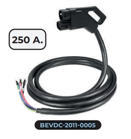 Bemis BEVDC-2011-0005 Dc Şarj Soketi Bir Ucu Açık Kablolu 5M 250A