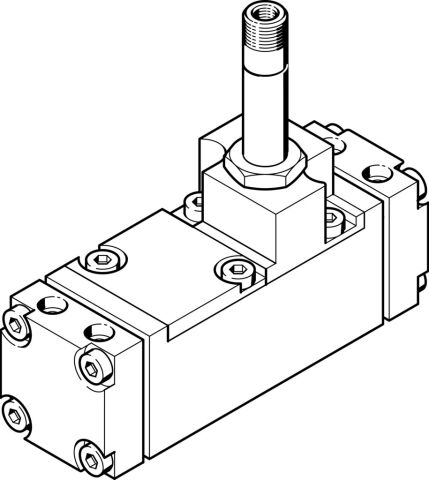 Festo 6154 CM-5/2-1/4-FH Selenoid valf