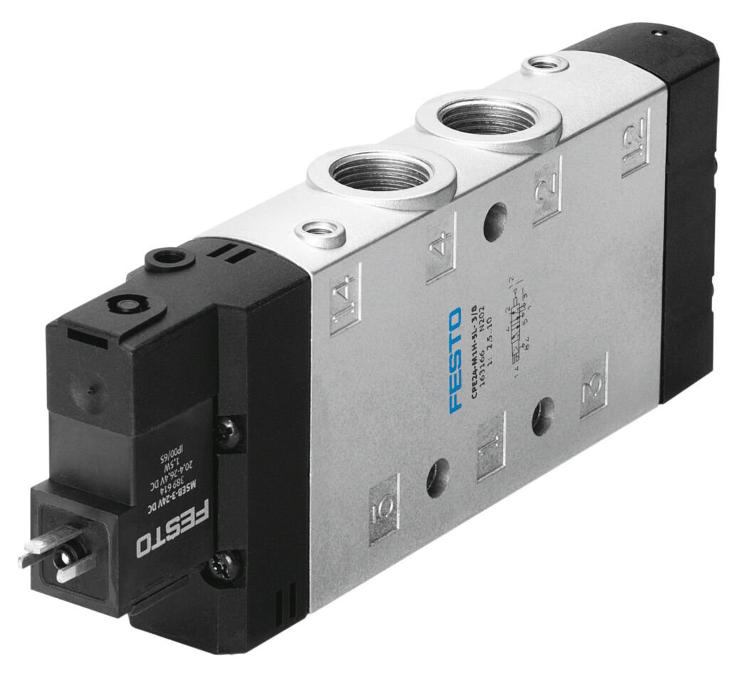 Festo 163834 CPE24-M3H-5L-3/8 Selenoid valf
