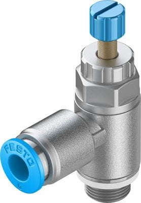Festo 197581 GRLA-1/8-QS-6-RS-D tek yönlü akış kontrol valfleri