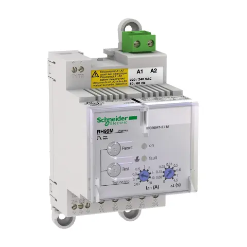 Schneider Electric 56173 Manuel Sıfırlamalı Toprak Kaçağı Rölesi Rh99M - 0,03..30 A - 0..4,5 Sn - 240 V
