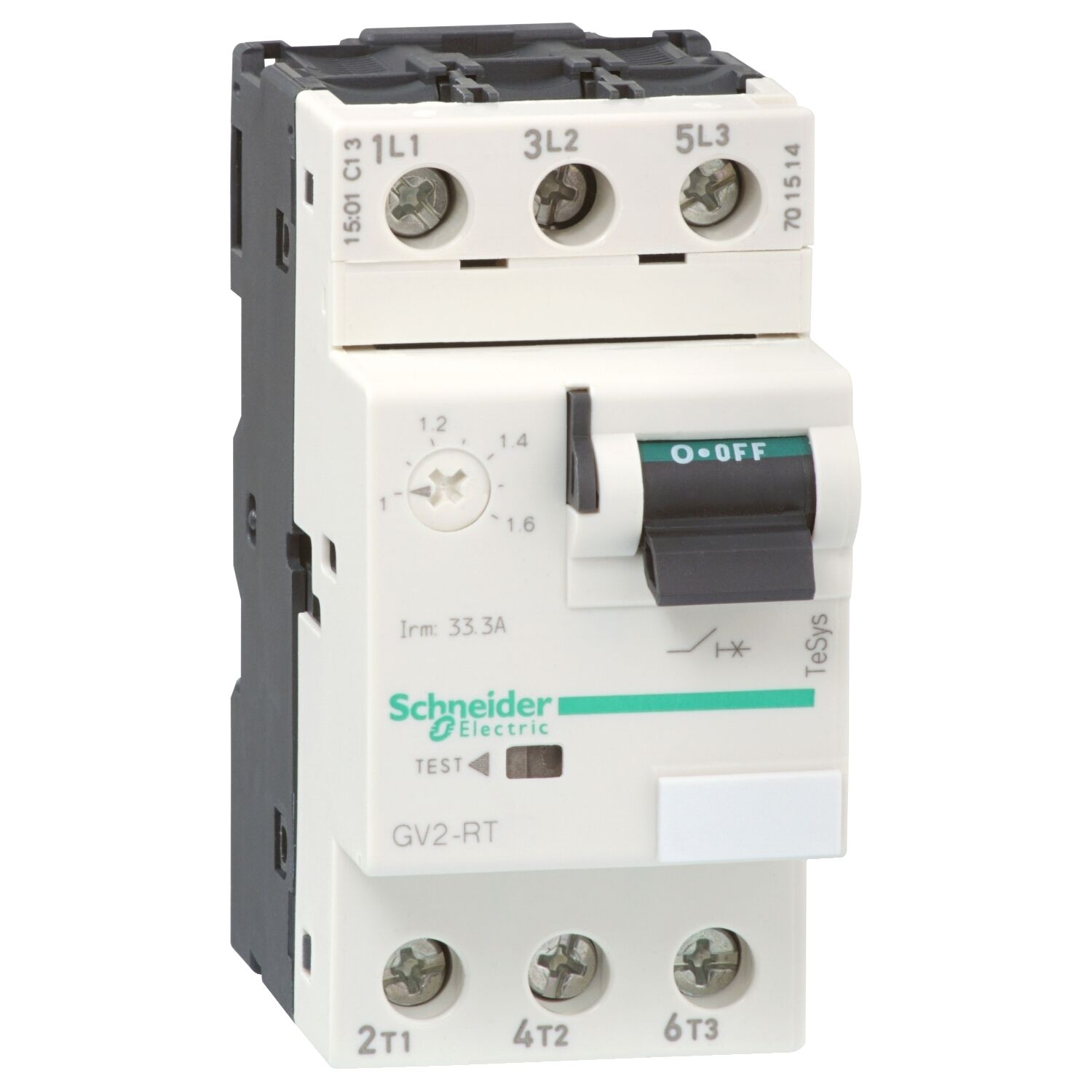 Schneider GV2RT06 1-1,6A GV2 TeSys Motor Koruma Şalteri MKŞ