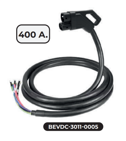 Bemis BEVDC-3011-0008 Dc Şarj Soketi Bir Ucu Açık Kablolu 8M 400A