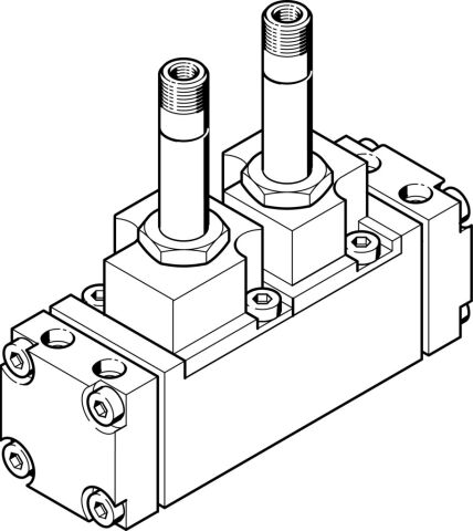 Festo 6228 CJM-5/2-1/2-FH Selenoid valf