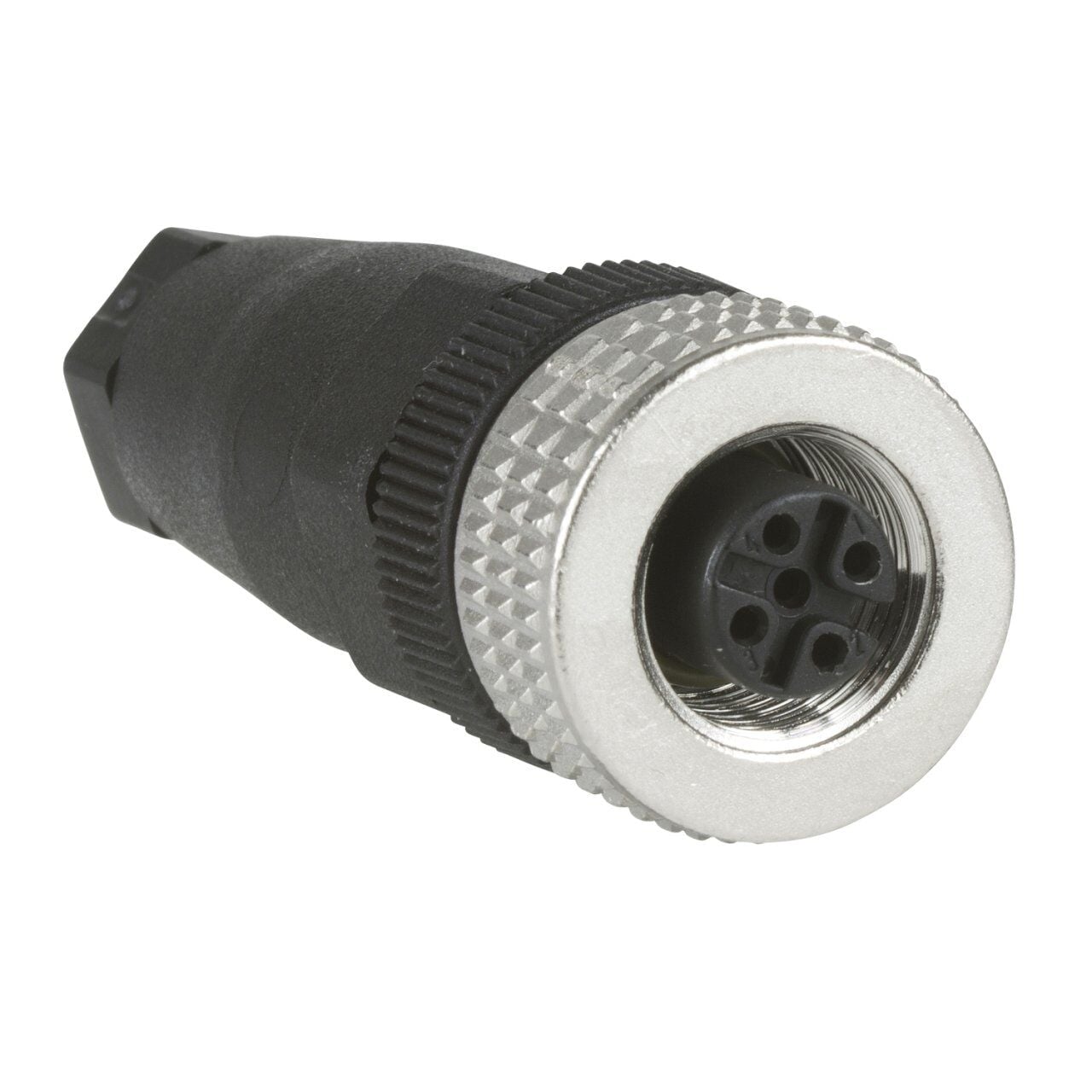 Telemecanique Sensors XZCC12FDM40B Kablolu Konnektör Dişi M12 4Pim Düz