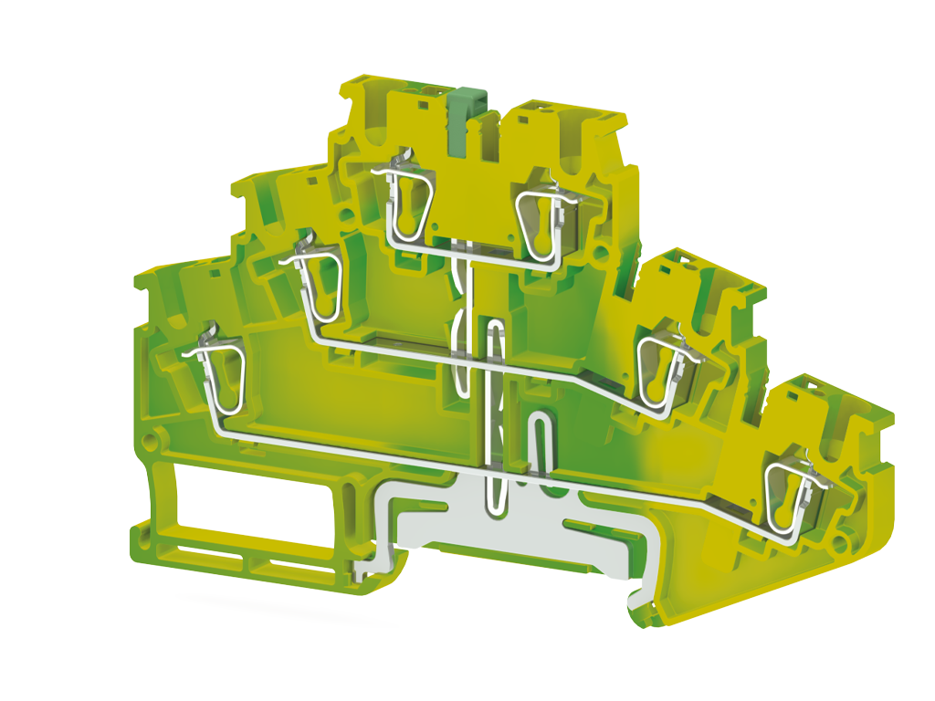 Klemsan 337160 3 Katlı Topraklama Klemensi
